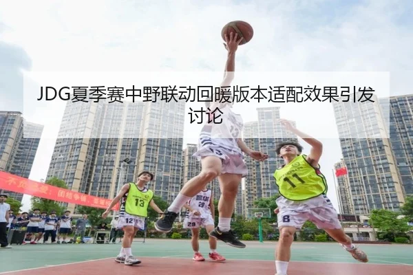 JDG夏季赛中野联动回暖版本适配效果引发讨论